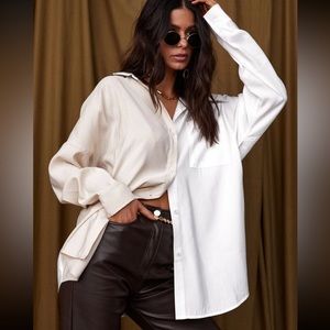 12th Tribe two tone button up